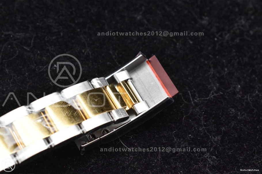 Oyster on YG Textured DateJust 41 Steel Best Sleek 1:1 SS YG Bracelet Clean Dial Edition 904L 126333 608 VR 0513